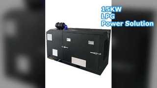 Generador de GLP de 15KW, motor de 20KVA 4Y refrigerado por agua