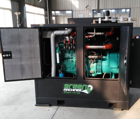 Un buen precio. BHKW CHP de biogás 30KW 40KVA con certificación CE para calefacción, agua caliente y suministro de energía agrícola en línea