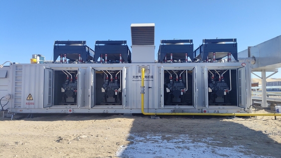 Un buen precio. Contenedor de refrigeración de alternador enfriado por aire Tipo 500KW 1000KW 1MW 2MW 3MW GNL GNC GNL Deutz Generador de gas natural para exteriores en línea