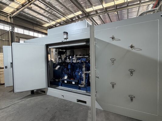 Un buen precio. 400kW Yuchai Motor Generador de gas natural Conjunto con techo insonorizado para suministro de energía exterior en línea
