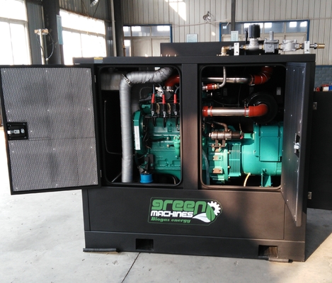 Un buen precio. CE de CHP BHKW 30KW 40KVA del biogás certificado para calentar la fuente de alimentación de la granja de la agua caliente en línea